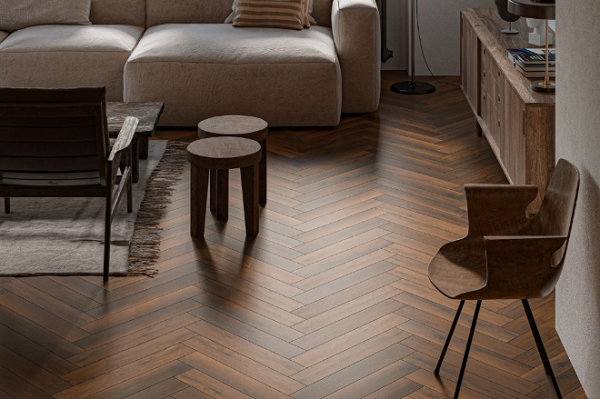 Sàn gỗ xương cá Óc chó