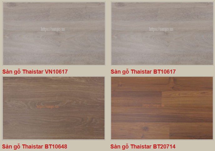 Sàn gỗ Thaistar