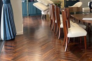 Sàn gỗ xương cá chiu liu cao cấp