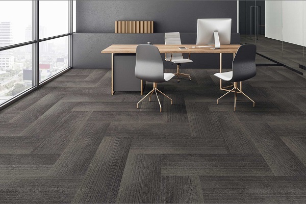 Sàn nhựa văn phòng lát xương cá
