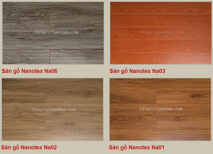 Sàn gỗ Nanotex
