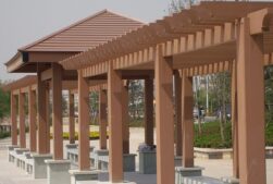 Giàn hoa gỗ nhựa ngoài trời Pergola giá rẻ nhất