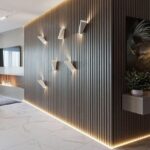 Ốp tường trang trí phòng khách