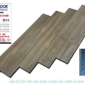 Sàn gỗ Ruby Floor cốt đen R11