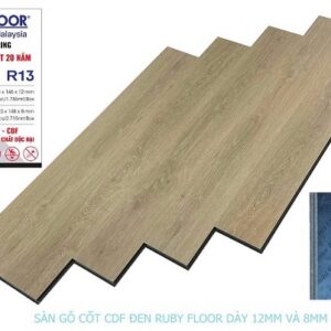 Sàn gỗ Ruby Floor cốt đen R13