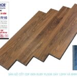 Sàn gỗ Ruby Floor cốt đen R16