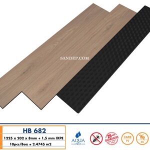 Sàn gỗ Hobi Black 8mm HB 682