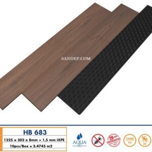 Sàn gỗ Hobi Black 8mm HB 683