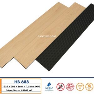 Sàn gỗ Hobi Black 8mm HB 688