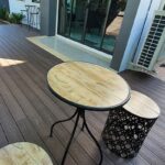 Sàn gỗ nhựa ngoài trời màu coffee
