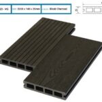 Sàn gỗ nhựa ngoài trời Hobi Wood Black