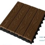 Vỉ nhựa ngoài trời Hobi Wood Browm