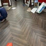 Sàn gỗ xương cá Teka A08
