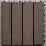 Vỉ gỗ nhựa Linowood cafe mặt kẻ