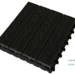 Vỉ nhựa ngoài trời Hobi Wood Black