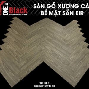 Sàn gỗ One Black xương cá W18-81