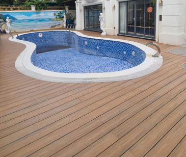 Công trình sàn gỗ ngoài trời