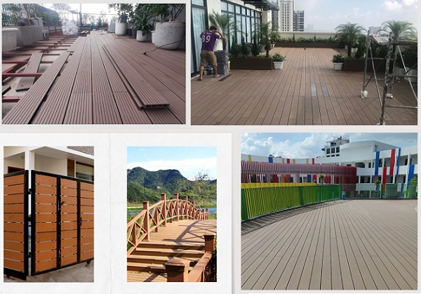 Sàn gỗ nhựa ngoài trời