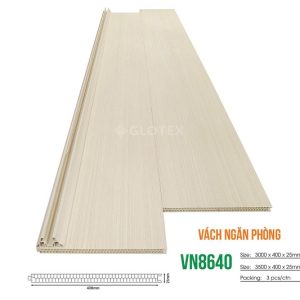 Vách ngăn nhựa giả gỗ 2 mặt VN8640
