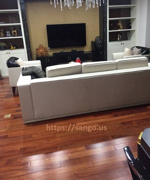 Lắp sàn gỗ giáng hương chung cư