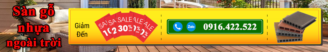 Sàn gỗ nhựa ngoài trời