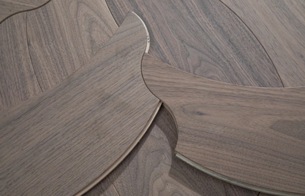 Ghép sàn gỗ hoa văn