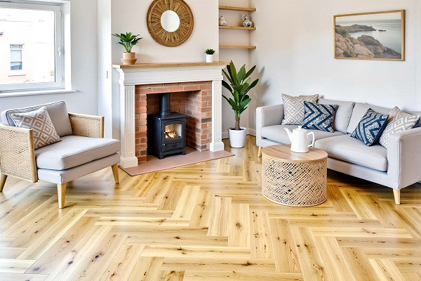 Sàn gỗ xương cá Herringbone