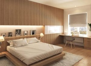 Ốp tường nhựa phòng ngủ