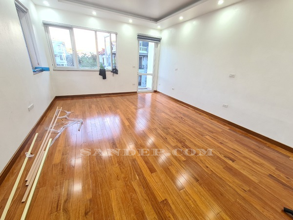 Thi công sàn gỗ gõ đỏ Nam Phi tại Hà Nội
