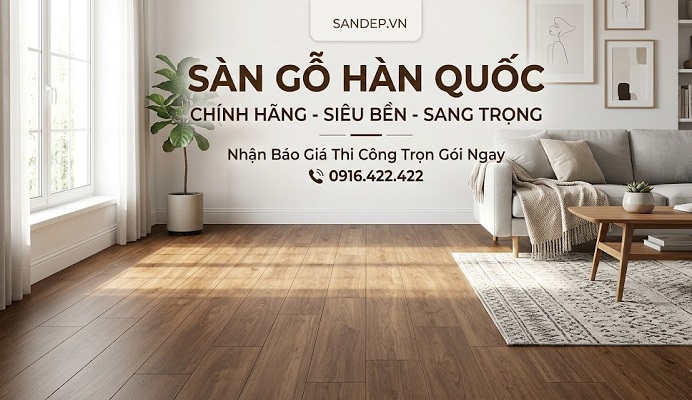 Sàn gỗ Hàn Quốc cao cấp
