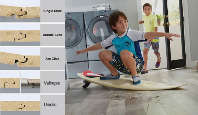 Kết cấu hèm khóa chắc chắn