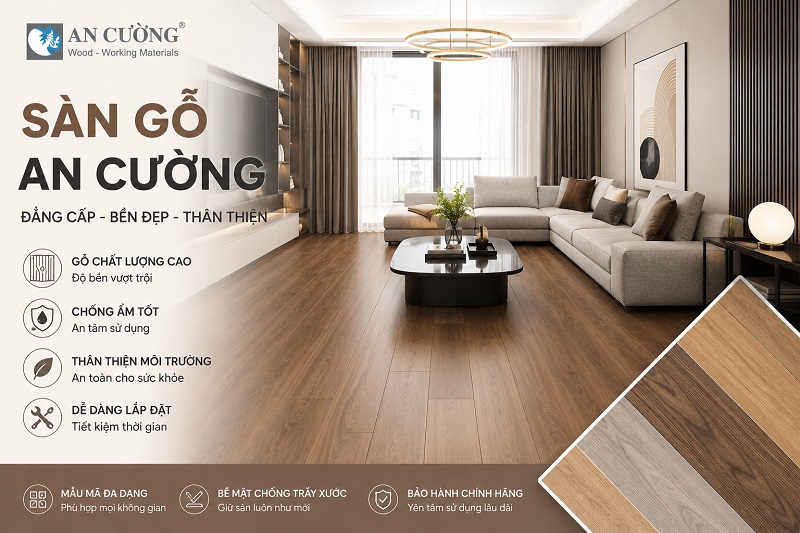 Sàn gỗ An Cường chính hãng
