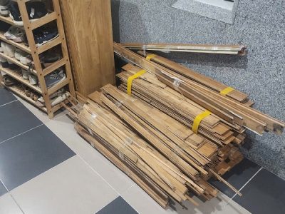 Mua sàn gỗ cũ