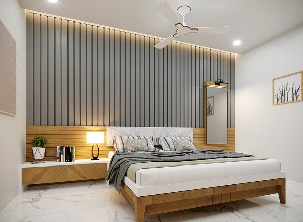 ốp tường trang trí phòng ngủ đẹp