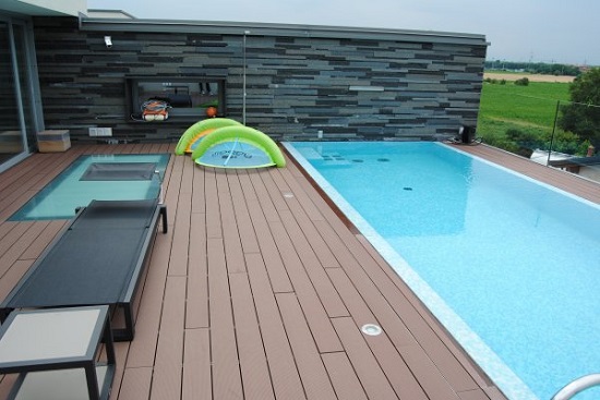 sàn gỗ bể bơi Tecwood giá rẻ