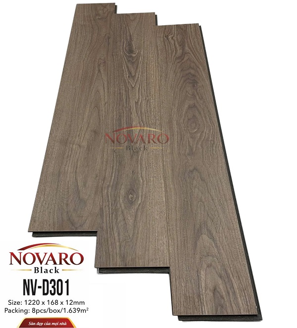 Sàn gỗ Novaro cốt đen NV-D301