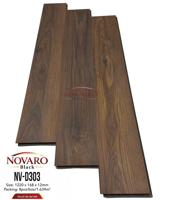 Sàn gỗ Novaro cốt đen NV-D303