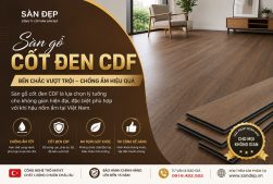 Sàn gỗ cốt đen cao cấp