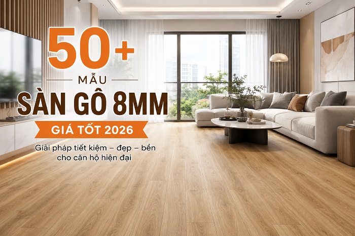 Sàn gỗ dày 8mm