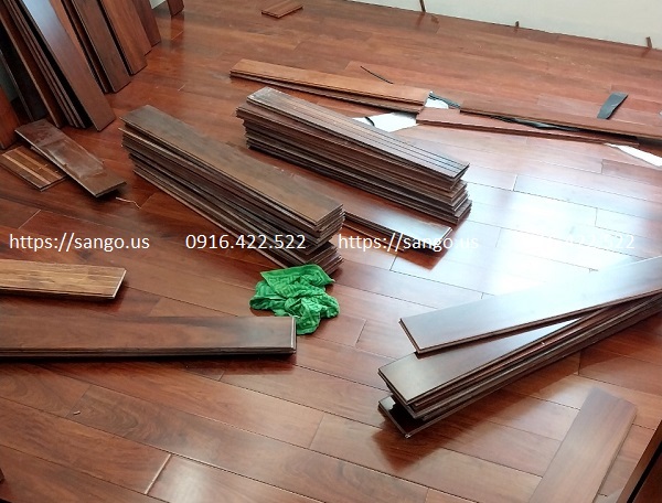 sàn gỗ giáng hương Lào đẹp