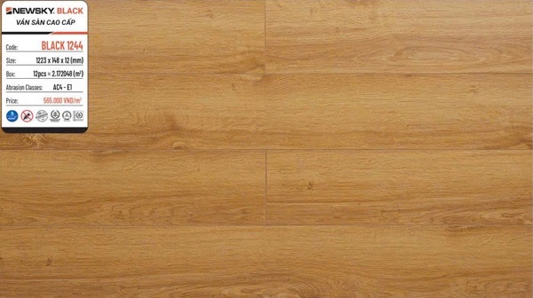 Sàn gỗ NewSky Black 1244