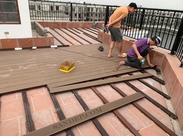 sàn gỗ ngoài trời Tecwood cao cấp nhập khẩu