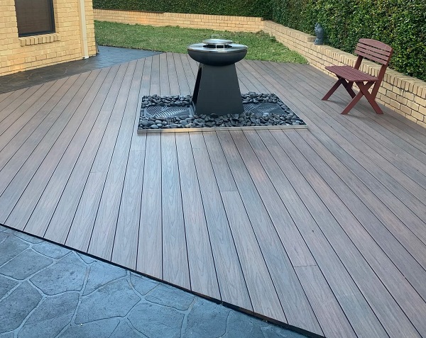 Sàn gỗ nhựa ngoài trời Tecwood rỗng lỗ tròn