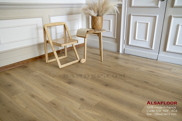 sàn gỗ pháp alsafloor 518