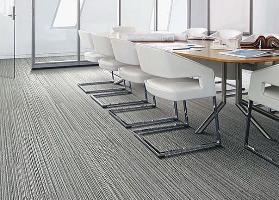 Văn phòng lát sàn nhựa vân thảm Eco'st cao cấp