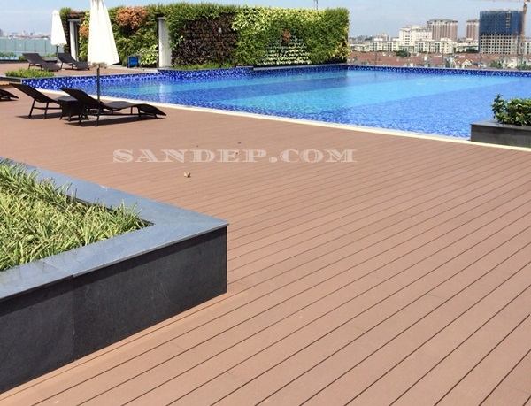 sàn gỗ nhựa ngoài trười tecwood chịu nước