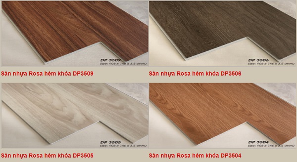 Sàn nhựa hèm khóa Rosa 3.5mm