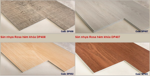 Sàn nhựa hèm khóa Rosa 4mm