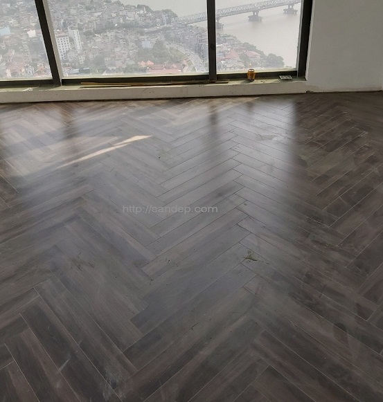 lát sàn gỗ xương cá