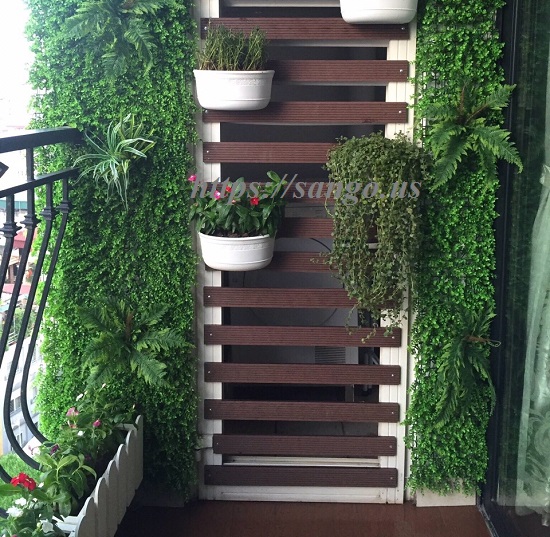 sàn gỗ nhựa ban công